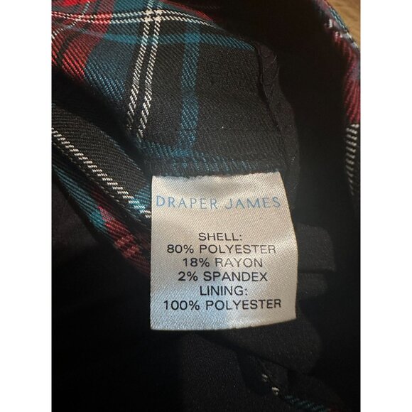 Draper James Women’s Size 2 Sleeveless Stewart Tartan Plaid Dress with Waist Tie - Picture 9 of 13